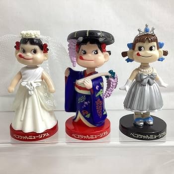 2010年 不二家 ペコちゃん ミニミニミュージアム 首ふり人形 ペコ60周年 Amazon.co.jp: 不二家 ペコちゃん ミニミニミュージアム 首ふり